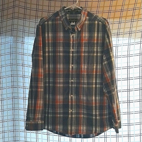 Eddie Bauer Seattle USA Legend Wash Classic Fit Sz. L Shirt Men's - Picture 2 of 8